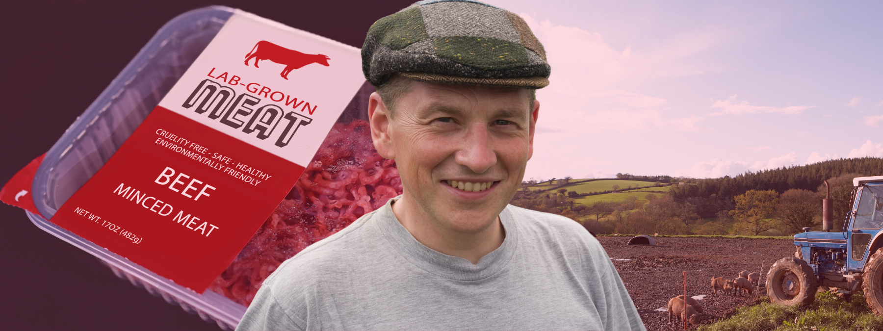 Farmer wearing flat cap